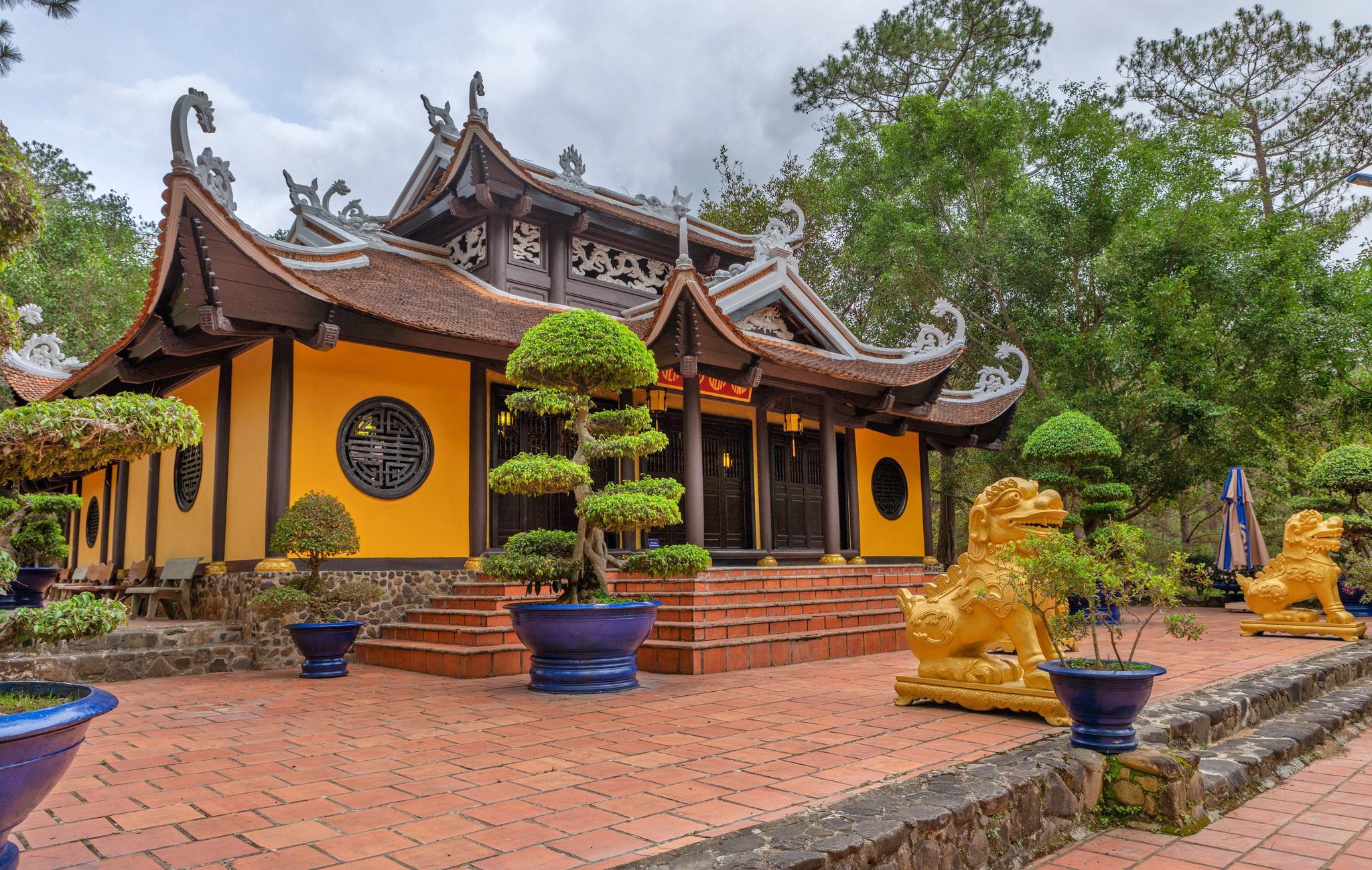 Đền Hùng Tea Resort Prenn