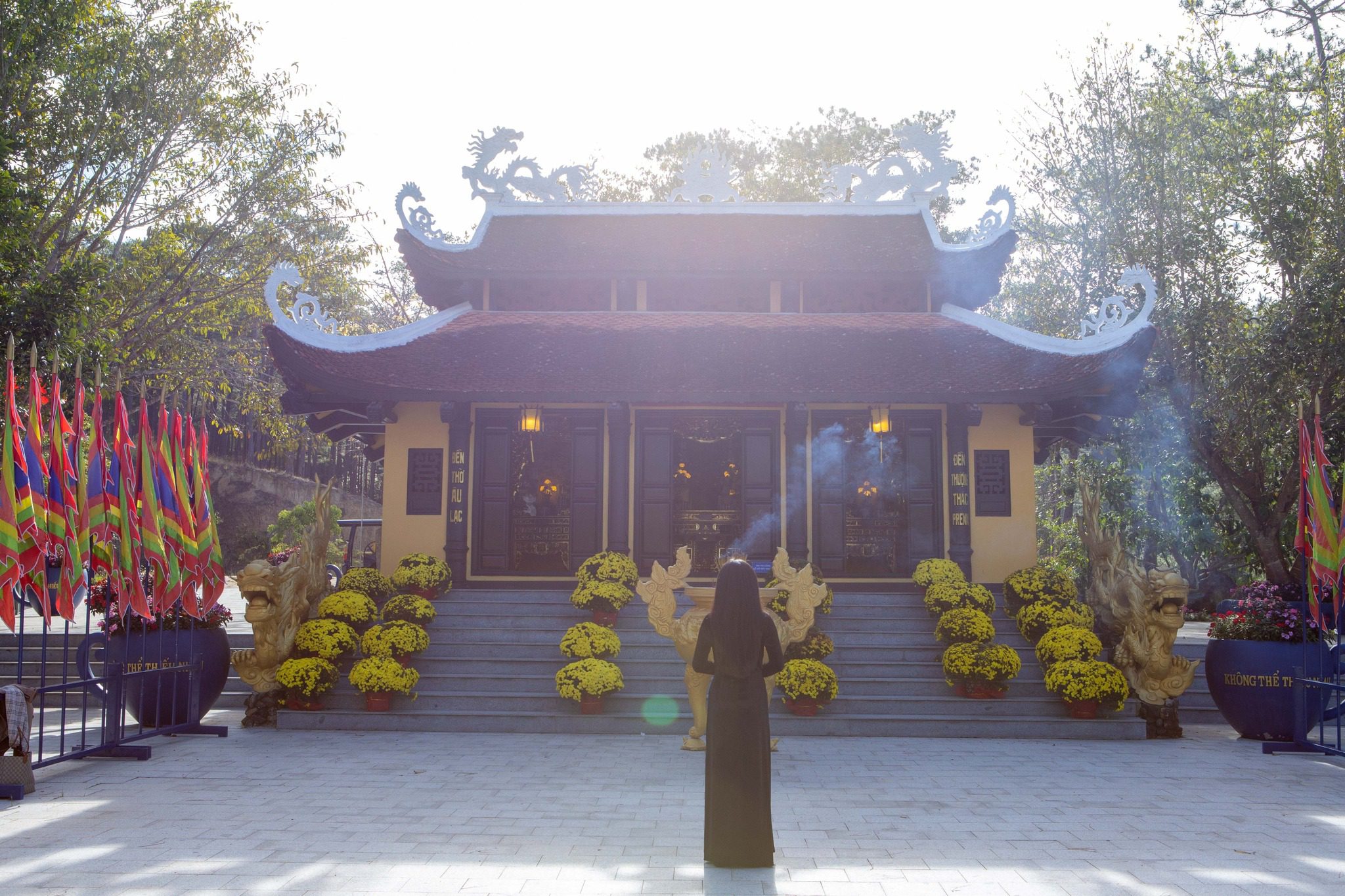 Đền Hùng Tea Resort Prenn